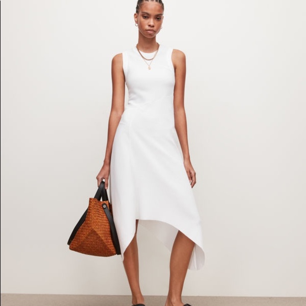 AllSaints Gia Dress White